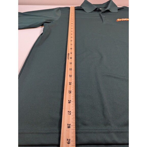 Antigua Seattle Storm WNBA Polo Shirt Mens Large Green Stretch Top - Picture 7 of 9